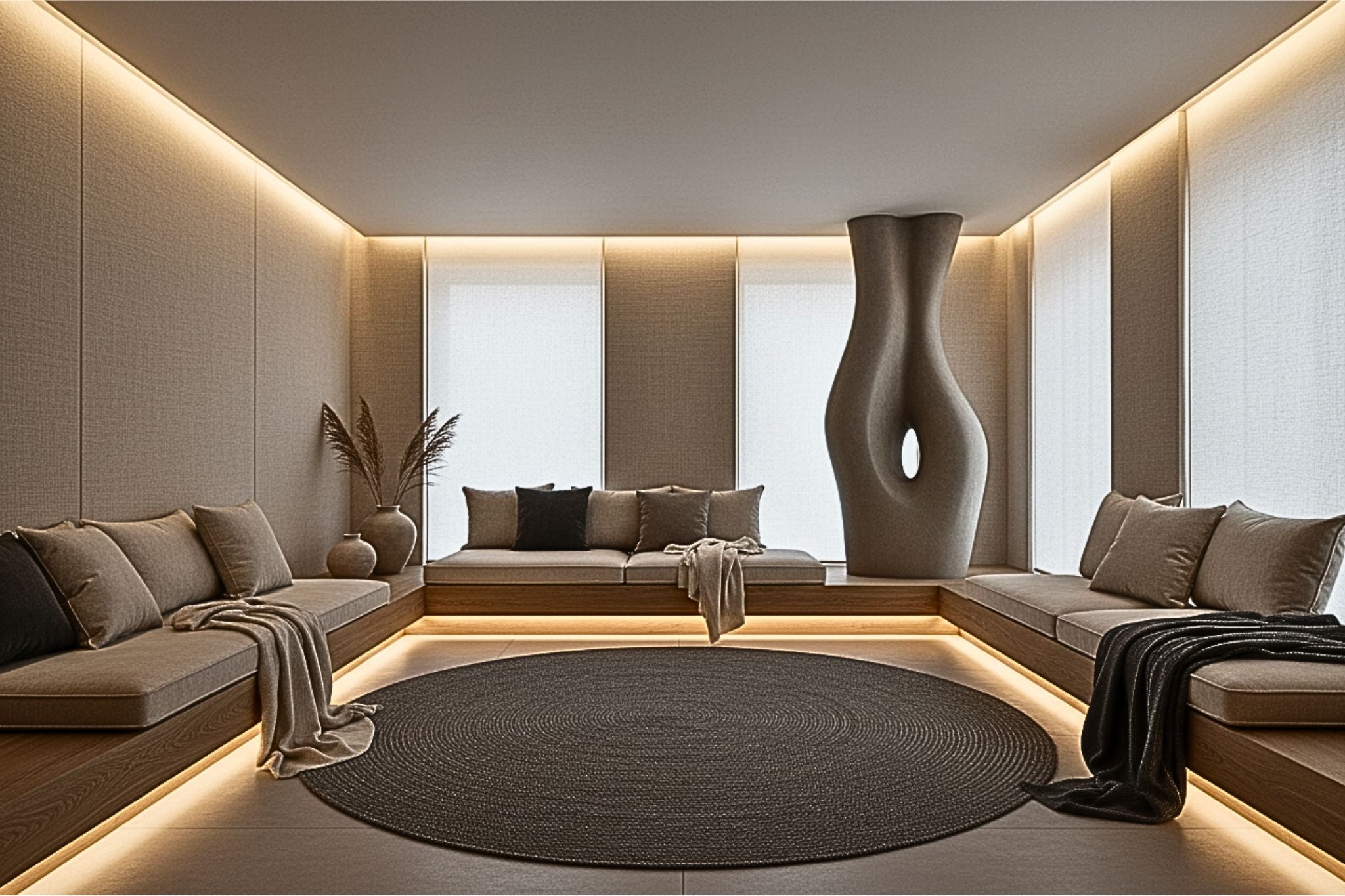 AuDHD sensory overload symptoms in adults are managed in this calming sanctuary space.