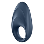 App-controlled constriction ring in blue silicone for pelvic endurance.