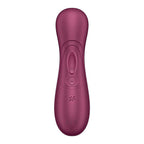 Back profile of the Satisfyer Pro 2 Generation 3 showing control buttons on an ergonomic handle.