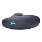 Base controls of the pelvic health massager featuring the e-stim activation button.
