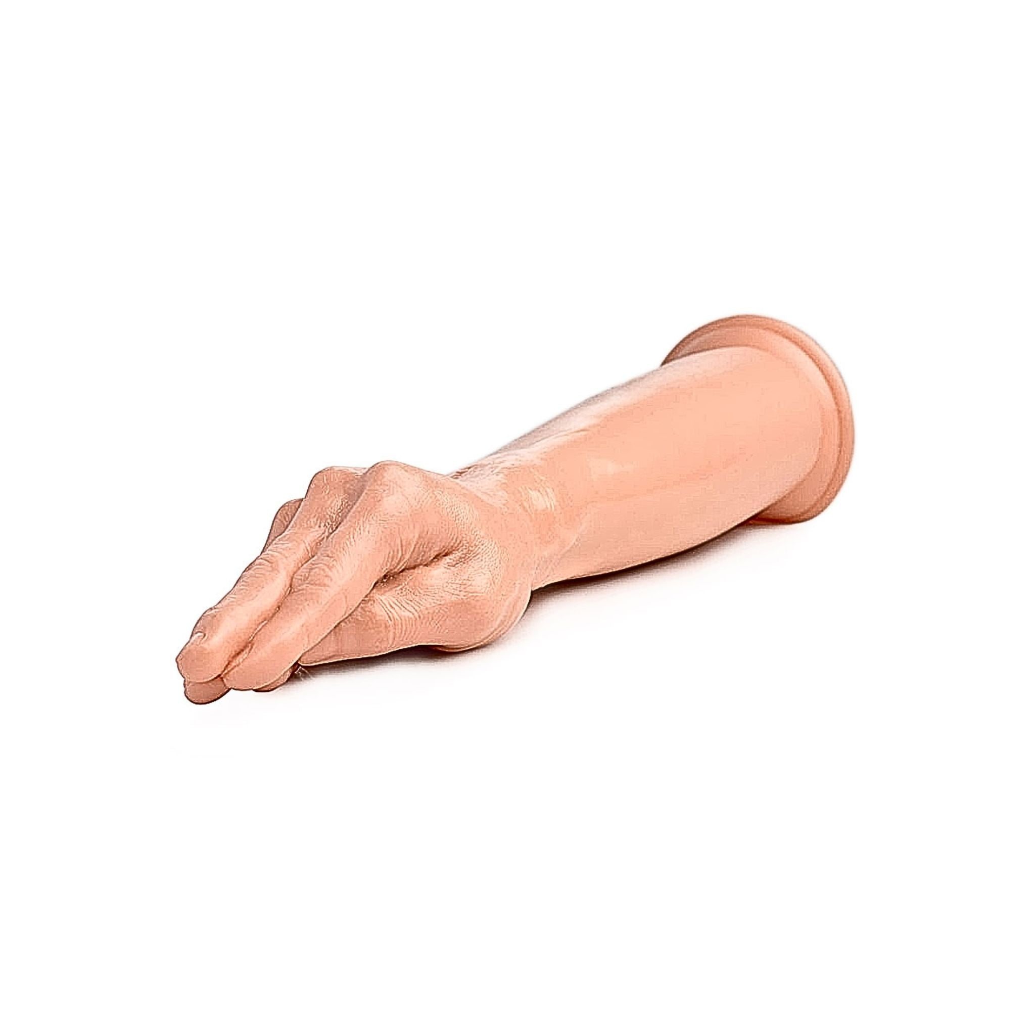 Beige anatomical dilation tool for internal tissue care resting horizontally on a surface.