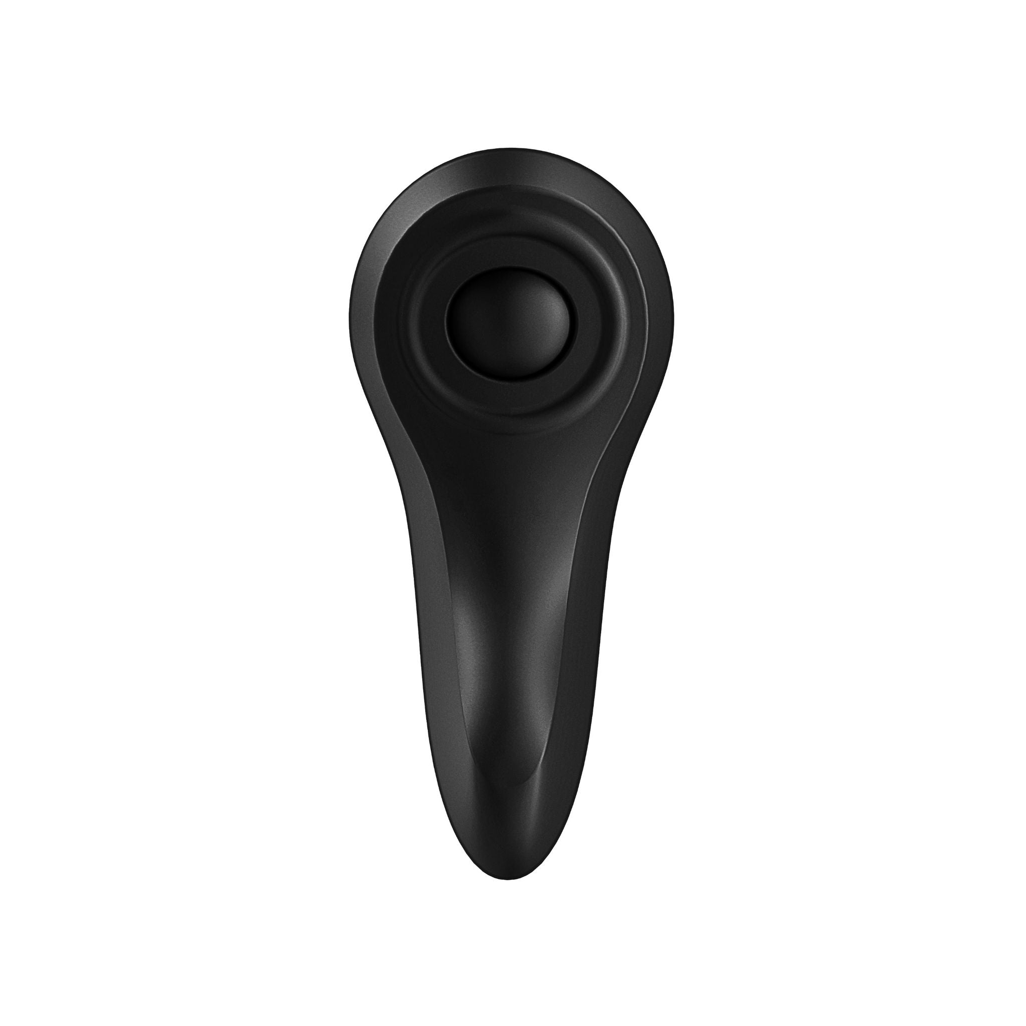 Black wearable magnetic massager offering external percussive adaptive wellness.