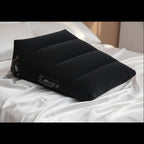 Ergonomic wellness inflatable wedge with easy-grip handles for limited mobility support.