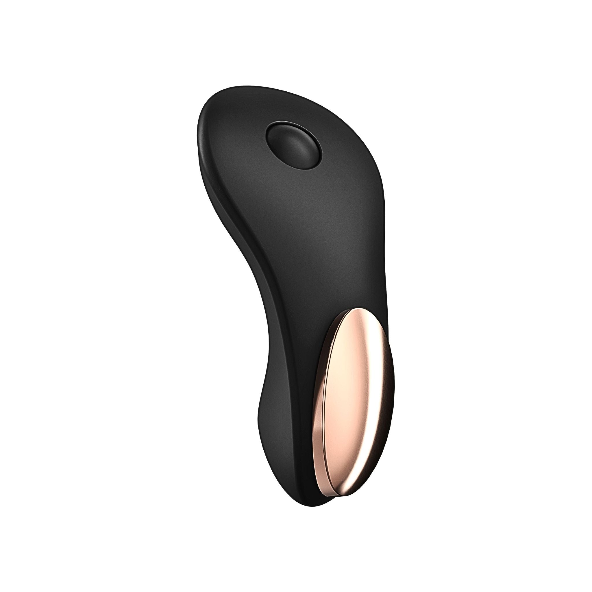 External pelvic floor tool featuring ergonomic design and easy to use power button.