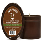 Guavalava massage candle melting into warm oil for joint friendly wellness.