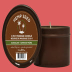 Guavalava massage candle melting into warm oil for neuro inclusive sensory wellness.