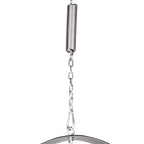 Heavy-duty spring and chain hardware ensuring structural integrity and physical trust.