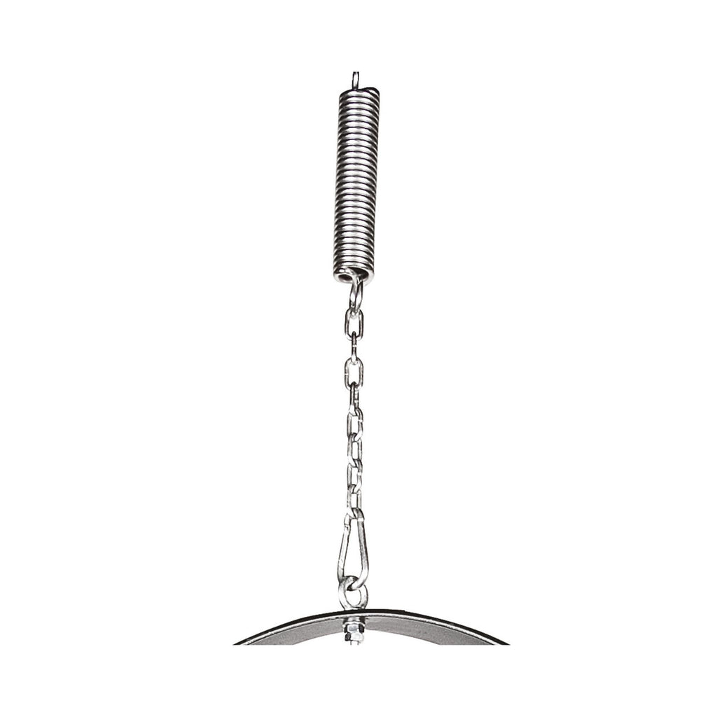 Heavy-duty spring and anchor point chain hardware ensuring structural integrity and physical trust.