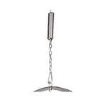 Heavy-duty spring and anchor point chain hardware ensuring structural integrity and physical trust.