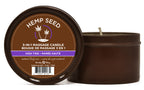 Hemp Seed 3-in-1 candle for warm massages and joint friendly.
