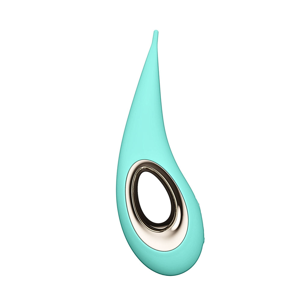 Lelo Dot in aqua blue with elliptical movement for unique neuro-inclusive sensations.