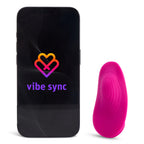 Magenta wearable app-enabled device for adaptive intimacy and hands-free support.