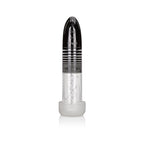 Motorized adaptive intimacy smart pump in clear and black for vascular expansion.