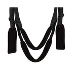 Padded black nylon straps providing a neuro-inclusive sanctuary for sensitive skin.