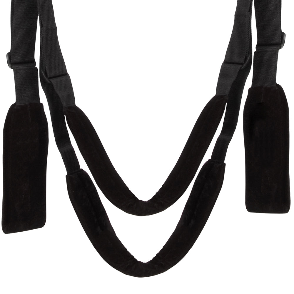 Padded black nylon straps providing a neuro-inclusive sanctuary for sensory wellness.