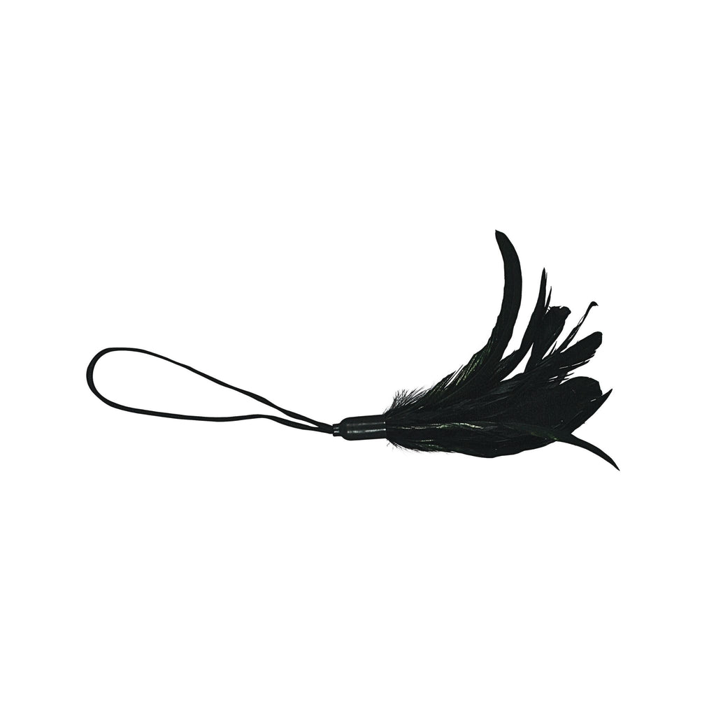 Sensory friendly pleasure feather with large strap for hanging and adaptive mobility.