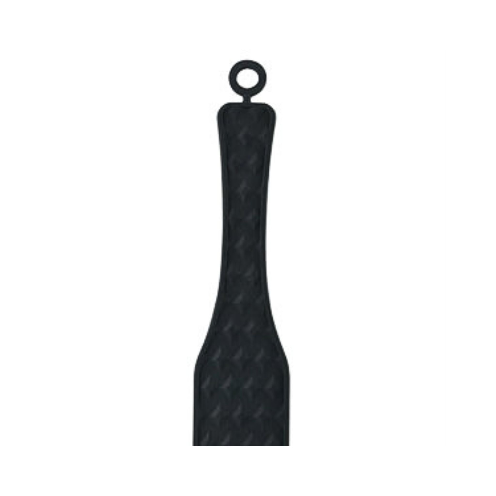 Sensory paddle with storage loop and handle for low dexterity adaptive design for arthritis-friendly wellness.