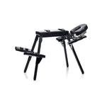 Side profile of somatic integration bench offering cervical spine support.