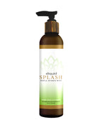 Sliquid Balance Splash Honeydew Cucumber pump bottle: Gentle intimate wash formulated with coconut oil, sea salt, and natural fruit extracts. 8.5 fl oz.