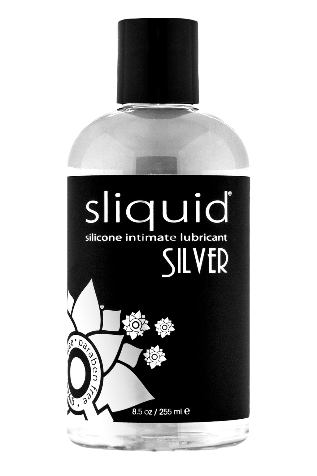 Sliquid Silver 8.5 oz bottle for long-lasting menopause support.