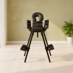 Somatic integration support bench front view providing ergonomic wellness for immobility.
