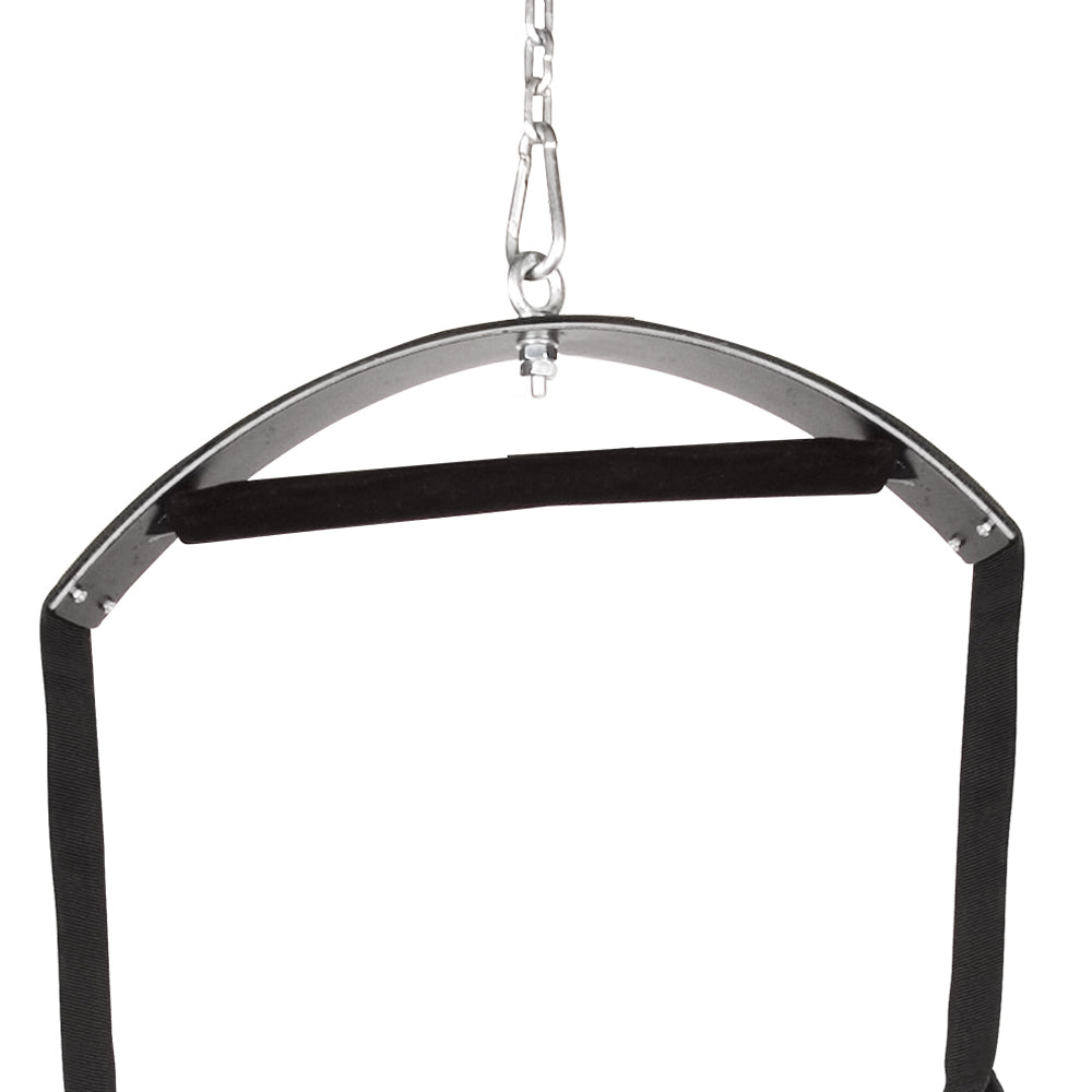 Structural metal bar and secure anchor hardware for safe pelvic floor dysfunction wellness.