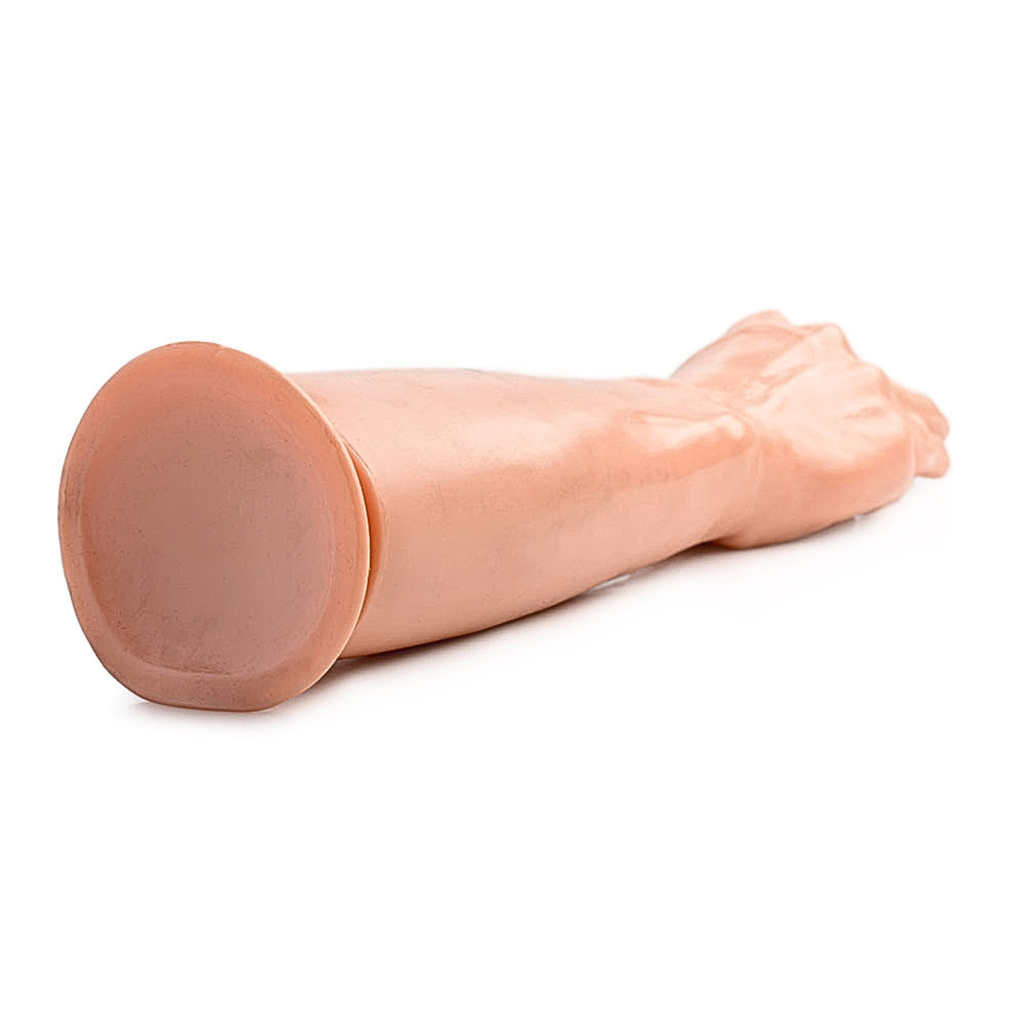 Suction cup base of the ergonomic wellness dilation tool showing stable hands-free support.