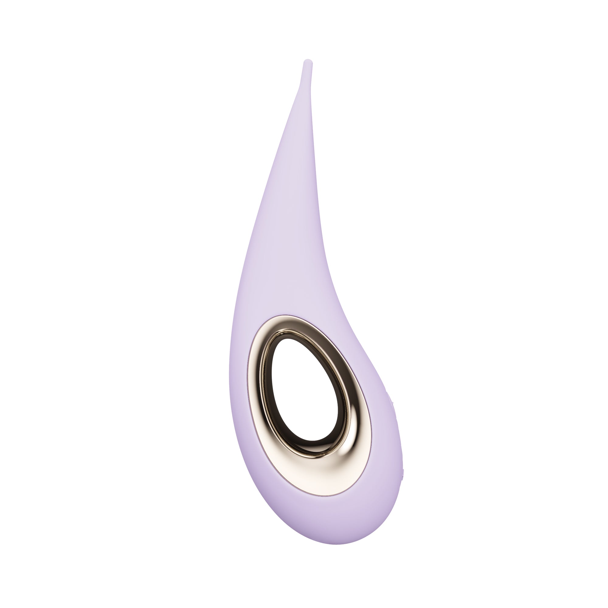 Targeted external stimulation and pelvic wellness device in lilac purple. Featuring an adaptive mobility design, soft medical-grade silicone, and a rimmed core for ease of use.