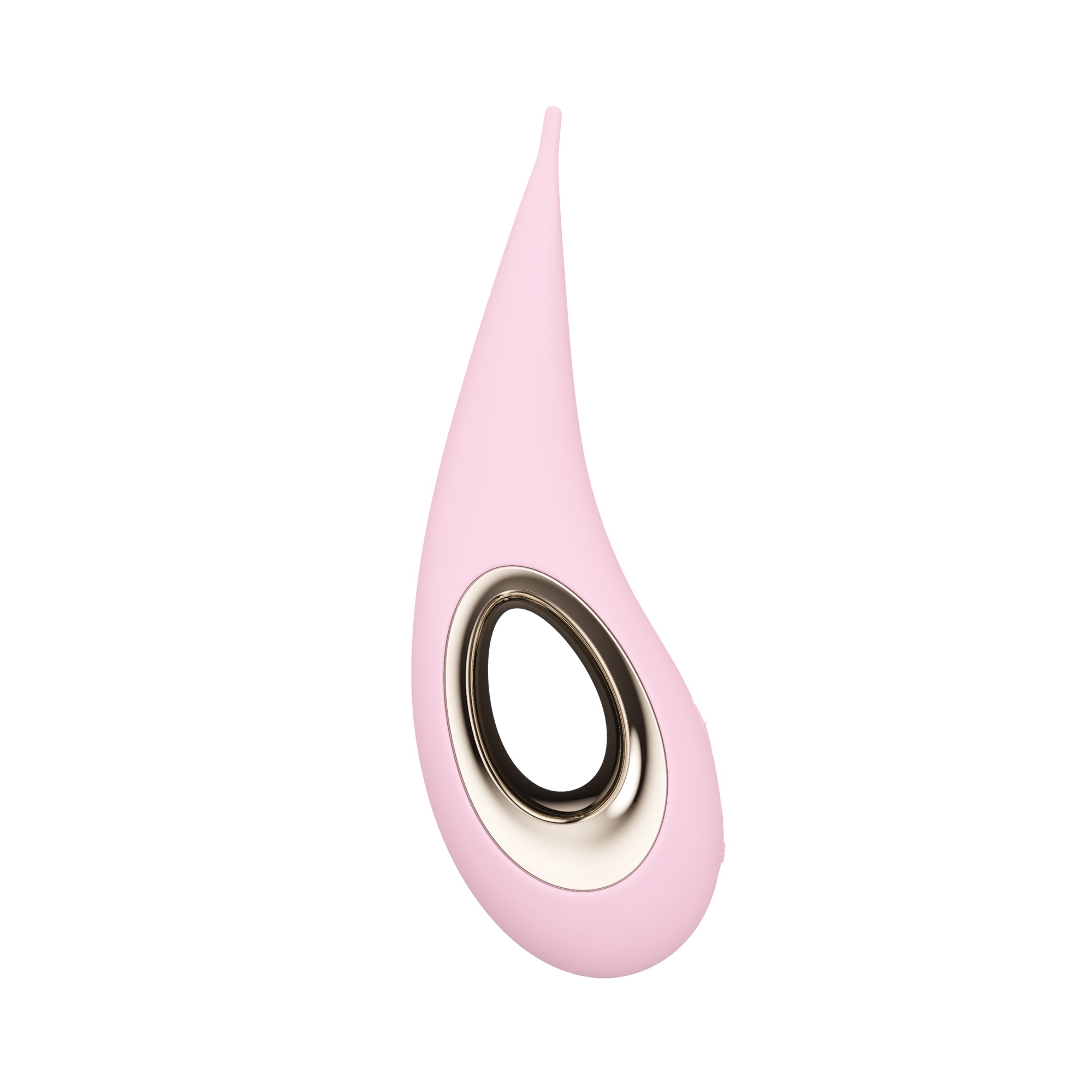 Targeted external stimulation and pelvic wellness device in pink. Featuring an adaptive mobility design, soft medical-grade silicone, and a rimmed core for ease of use.