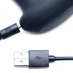 USB charging port on the 7x P-Milker massager for inclusive prostate wellness and sensory care.