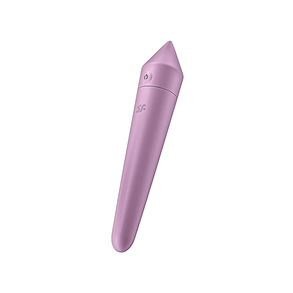Ultra Power Bullet 8 in lilac purple with medical grade silicone for external percussion.